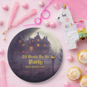 Spooky Halloween Party Papieren Bordje (Feest)