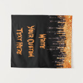 Spooky Halloween Party Photo Booth Backdrop Prop Wandkleed (Voorkant (horizontaal))