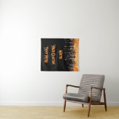 Spooky Halloween Party Photo Booth Backdrop Prop Wandkleed (In Situ (horizontaal))