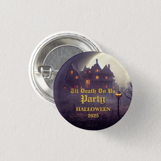Spooky Halloween Party Ronde Button 3,2 Cm (Voorkant /achterkant)