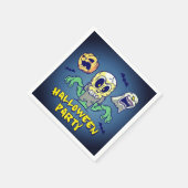 Spooky Halloween Party Servet (Hoek)