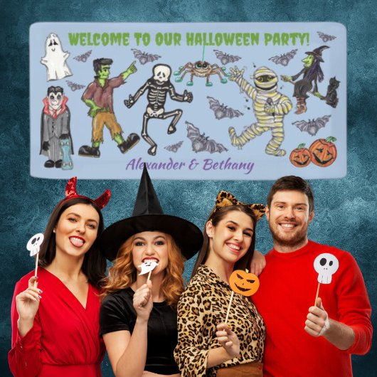 Spooky Halloween Party Spandoek