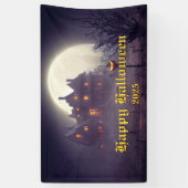 Spooky Halloween Party Spandoek (Verticaal)