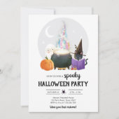Spooky Halloween Party Spooktacular Costume Party Kaart (Voorkant)