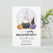 Spooky Halloween Party Spooktacular Costume Party Kaart (Staand voorkant)