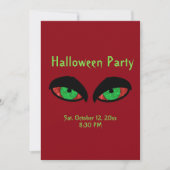 Spooky Halloween Party-uitnodigingen Kaart (Voorkant)