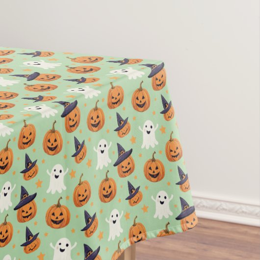 Spooky Halloween patroon op een Tafelkleed (Voorbeeld)