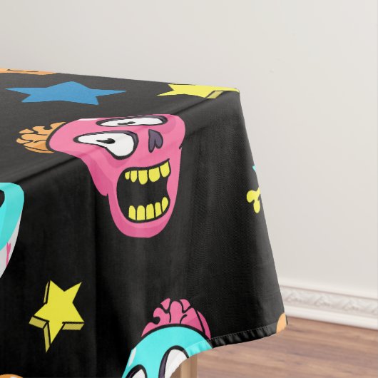 Spooky Halloween patroon Tafelkleed (Voorbeeld)