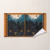 Spooky Halloween Pattern Handdoek (Handdoek)