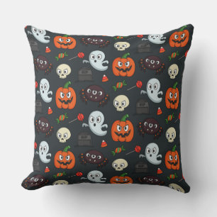 Spooky Halloween Pattern Kussen