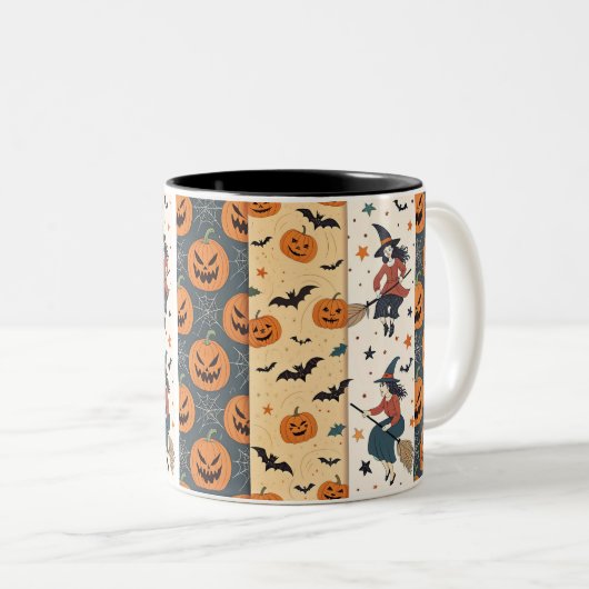 Spooky Halloween Pattern Mok (Voorkant rechts)