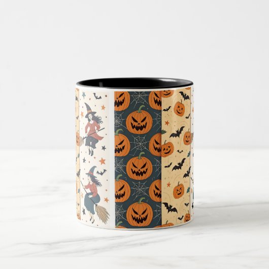 Spooky Halloween Pattern Mok (Center)