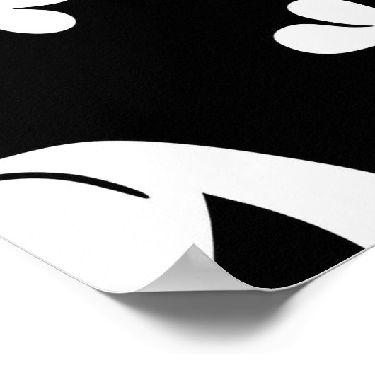 Spooky Halloween Pattern Poster (Hoek)