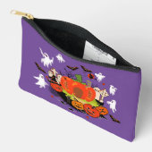 Spooky Halloween Pompoen Graveyard Scene Etui (Open)