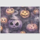 Spooky Halloween pompoenen 3 Decoupage papier (Voorkant)