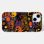 Spooky Halloween - Pompoenen, Vleermuizen & Cobweb Case-Mate iPhone Case (Achterkant (horizontaal))