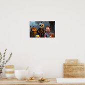 Spooky Halloween. Poster (Keuken)
