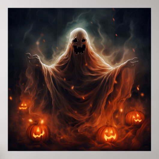 Spooky Halloween Poster (Voorkant)