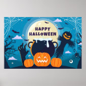 Spooky Halloween Poster (Voorkant)