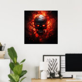 Spooky Halloween Poster (Thuiskantoor)