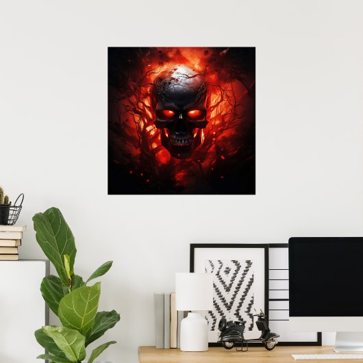 Spooky Halloween Poster (Thuiskantoor)