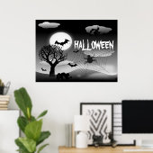 spookY halloween poster (Thuiskantoor)