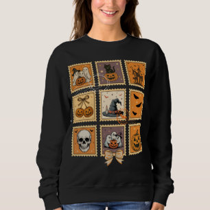 Spooky Halloween postzegel Trick or treat Trui
