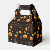 Spooky Halloween Pumpkin Bedankdoosjes (Achterkant)