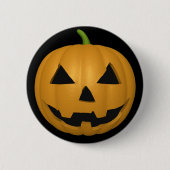 Spooky Halloween Pumpkin Button (Voorkant)