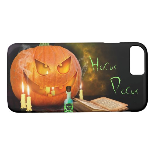 Spooky Halloween Pumpkin Case-Mate iPhone Case (Achterkant (Horizontaal))