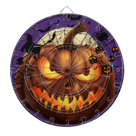 Spooky Halloween Pumpkin Dartboard Dartbord