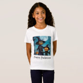 Spooky Halloween Pumpkin Duo T-shirt (Voorkant volledig)