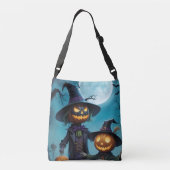 Spooky Halloween Pumpkin Duo Tas (Achterkant)