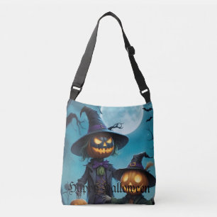 Spooky Halloween Pumpkin Duo Tas