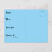 Spooky Halloween Pumpkin Duo Uitnodiging Briefkaart (Achterkant)