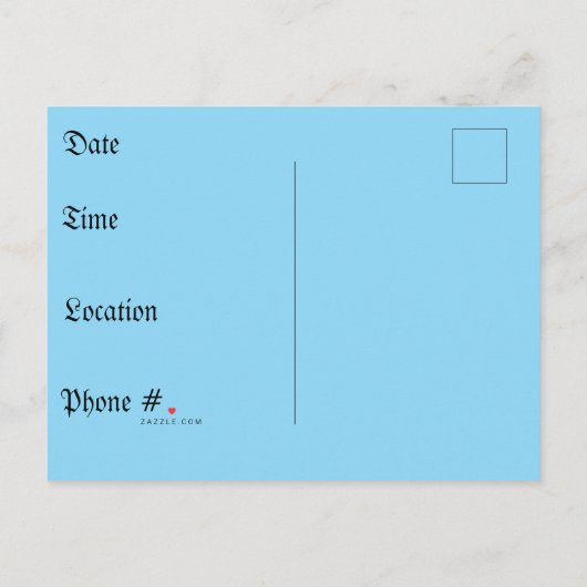 Spooky Halloween Pumpkin Duo Uitnodiging Briefkaart (Achterkant)