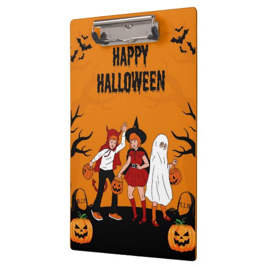 Spooky Halloween  – Pumpkin, Ghost & Klembord (Links)