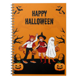 Spooky Halloween – Pumpkin, Ghost & Notitieboek