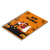 Spooky Halloween  – Pumpkin, Ghost & Notitieboek (Linkerzijde)