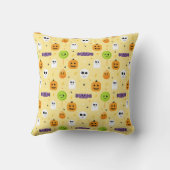 Spooky Halloween Pumpkin Ghost Skull Snoepjes Star Kussen (Achterkant)