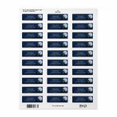 Spooky Halloween Pumpkin Haunted House Etiket (Full Sheet)