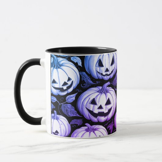 Spooky Halloween Pumpkin Mok (Links)