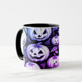 Spooky Halloween Pumpkin Mok (Voorkant links)