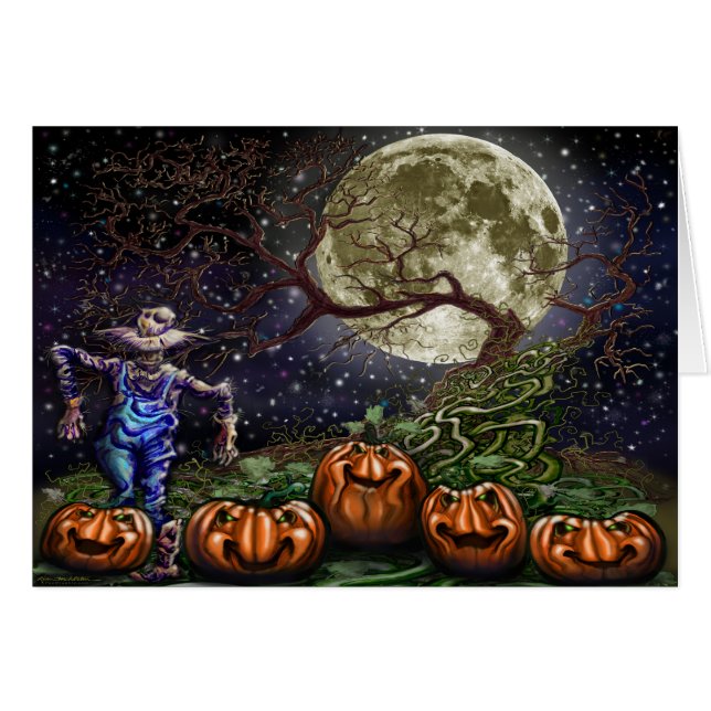 Spooky Halloween Pumpkin Patch (Voorkant Horizontaal)