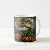 Spooky Halloween Pumpkin Patch Koffiemok (Voorkant rechts)
