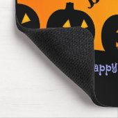 Spooky Halloween Pumpkins Jack-o-Lantern Muismat (Hoek)