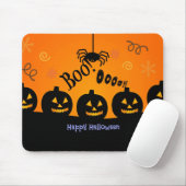 Spooky Halloween Pumpkins Jack-o-Lantern Muismat (Met muis)