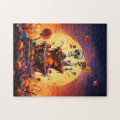 Spooky Halloween Puzzle Legpuzzel (Horizontaal)