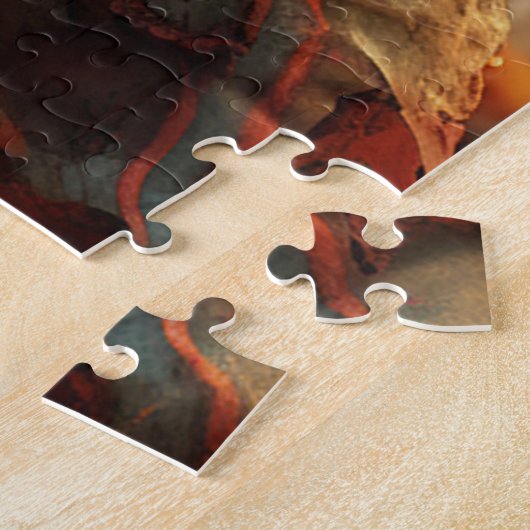 Spooky Halloween Puzzle Legpuzzel (Zijkant)