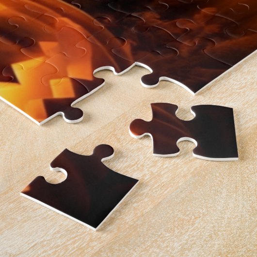 Spooky Halloween Puzzle Legpuzzel (Zijkant)